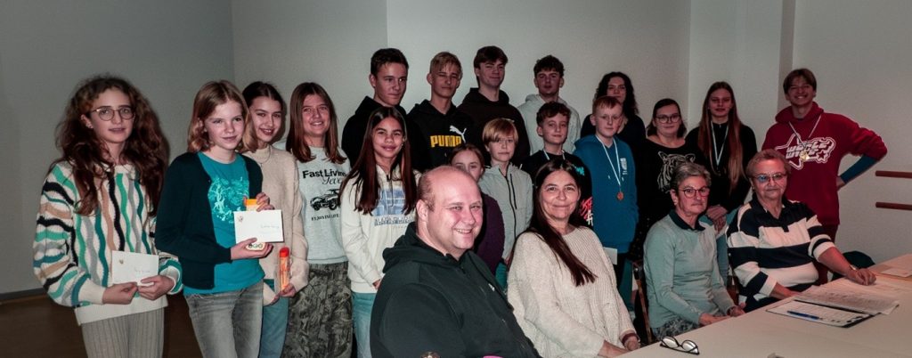 Kreismeister 2025 mit Abteilungsvorstand